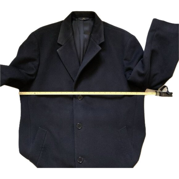 Brooks Brothers 346 Wool Cashmere Blend Overcoat Mens 44S Classic Formal Coat - Picture 12 of 16